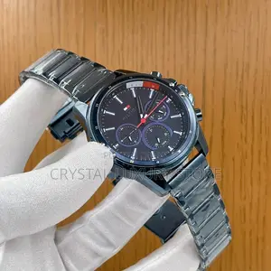 Tommy Hilfiger Quality Luxury Men Automatic Engine Wristwatch
