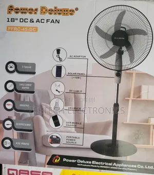 Power Deluxe 18" Ac/Dc Standing Fan