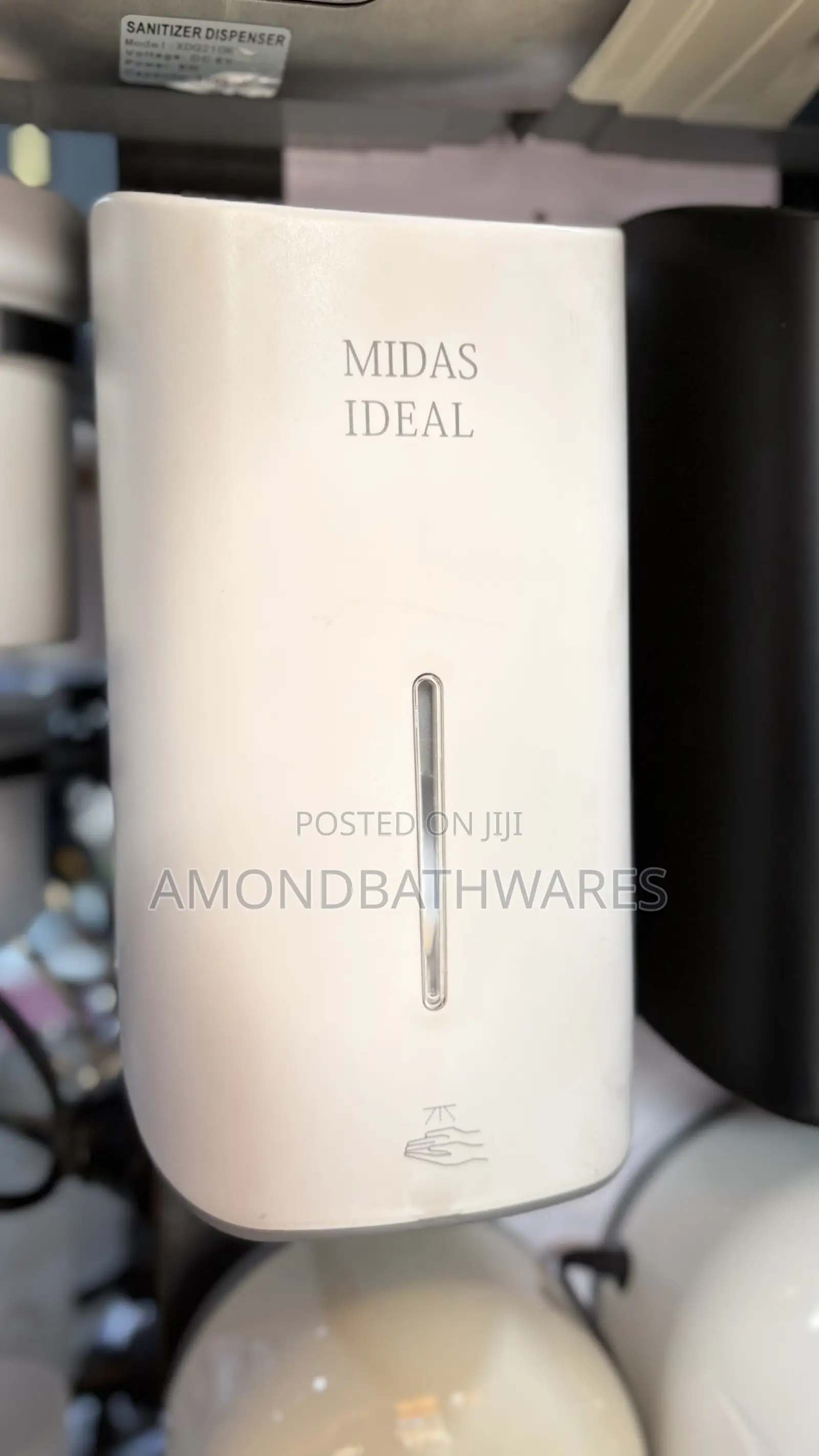 White Automatic Soap Dispenser