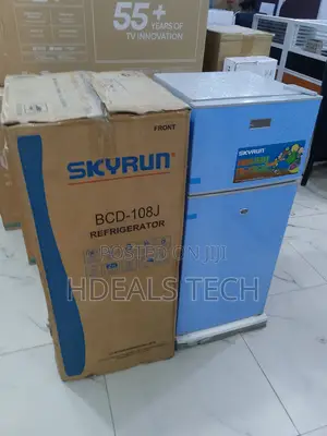 Original Skyrun 85l Double Door Fridge With Fast Cooling.