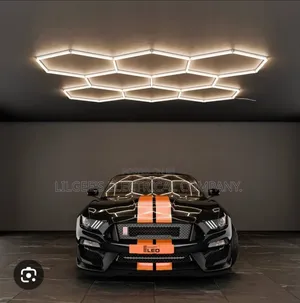Hexagonal Led Light for Barbershop,Carage,Walk in Store,Lounge, Etc.