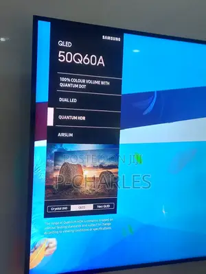 50" Samsung 50q60a Qled Frameless Smart TV