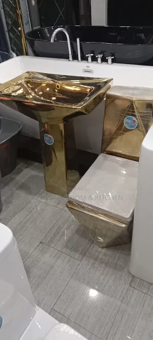 Water Closet Gold Design