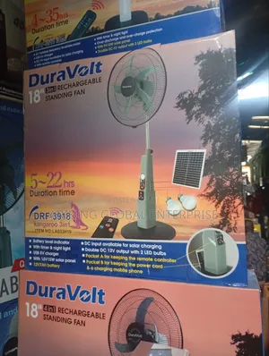 Duravolt 18-Inch 3-in-1 Rechargeable Standing