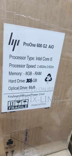 Desktop Computer HP ProOne 600 8GB Intel Core I5 SSD 256GB