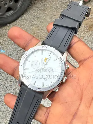 Cartier Quality Rubber Strap Wristwatch