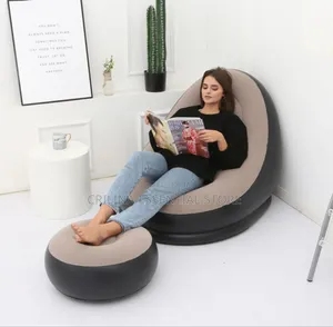2-in-1 Sofa Lounge Bed Set Recliner With Air Pump