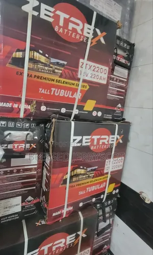 Zentrex 220ah 12v Tall Tubular Solar Inverter Batteries In Stock.