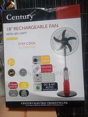 18inches Solar Rechargeable Fan