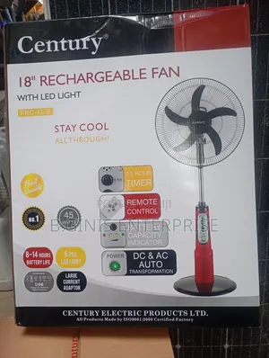 Strong 18inches Rechargeable Fan