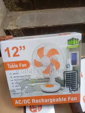 Strong 12inches Table Solar Fan