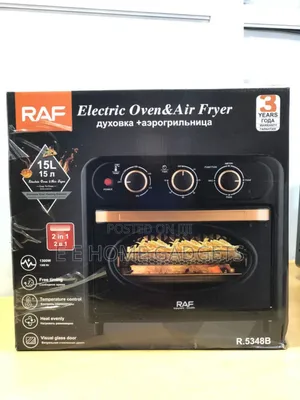 Raf 2in1 Electric Oven and Air Fryer, 15 Litre