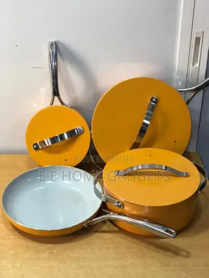 4 PCS Set Ceramic Non- Stick Pot - Cookware Set