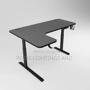 L Shape Electric Adjustable Lifting Computer Desk ( 1.4 Metre)