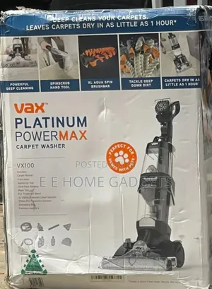 Vax Platinum Power Max Carpet Washer vs 100