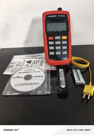 Omega Rh820 Handheld Humidity, Temperature Dew Point Meter