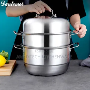 3layer Stainless Steel Thick Steamer Pot