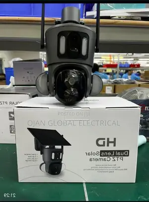Hd Dual Lens Solar PTZ Camera