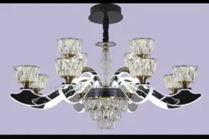 Crystal Led 8 Hands Chandelier Light