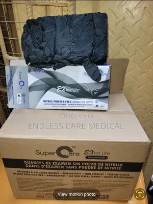 Nitrile Black Hand Glove
