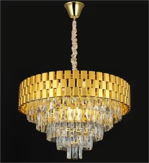 800mm Gold Sleek Design Pendant Light Chandelier