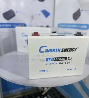 1.28kwh 12.8v Cworth Solar Lithium Battery. Best Importer And Vendor