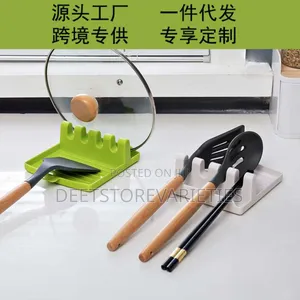 Kitchen Spoon Spatula Pot Cover Storage Rack