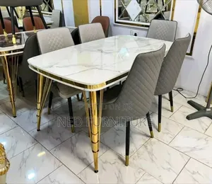 Quality Wooden Top Dining By 6