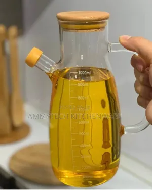 1000ml Borosilicate Glass Oil Jars Dispenser