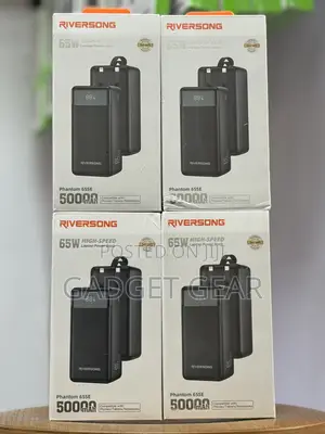 Riversong Phantom 65se 65w Laptop Power Bank 50,000mah – Brand New