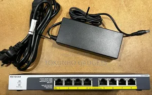 Netgear Ethernet Switch Gs108pp - 8 Ports Gigabit Poe + 30w (Max 123w)