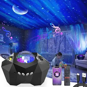 3-in-1 Led Galaxy Star Projector – Smart Night Light With Bluetooth Sp