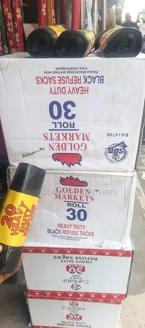 30 Roll Black Refuse Sacks