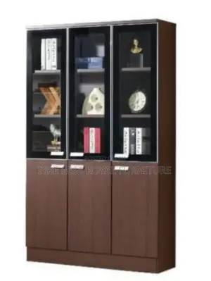 3door Wooden Bookshelf