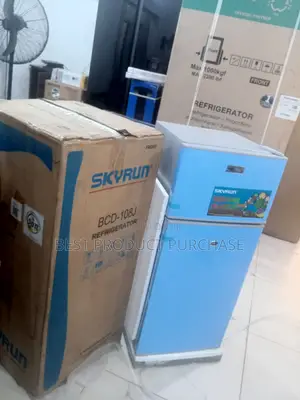 Skyrun 108l: The Ultimate Mini Double Door Fridge