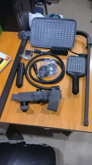 Matte Black Shower System Mixer Kit (Shower Set)