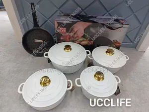 11pcs Ucclife Granite Non Stick Cookware Pot Set
