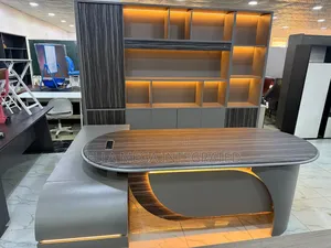 Luxury Office Table and Shelve