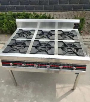 6 Burner Cooker Industrial Machine