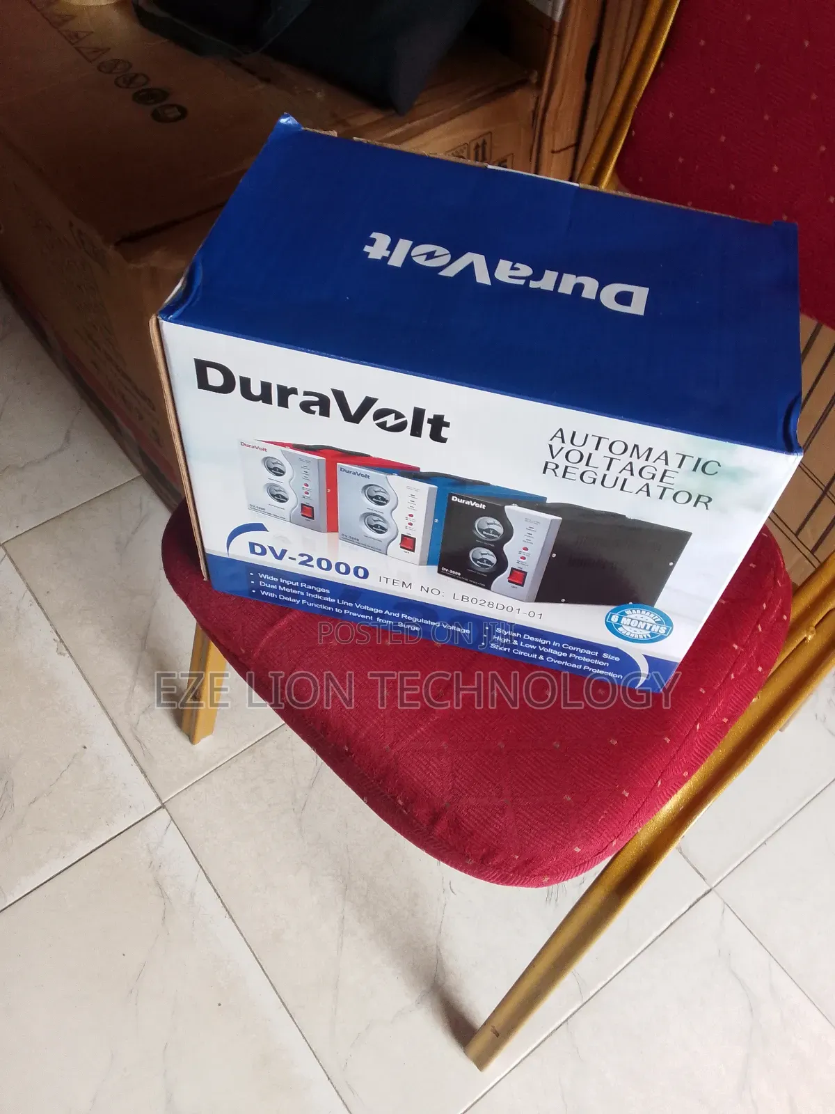 Duravolt Dv-2000 Floor 2kva Stabilizer