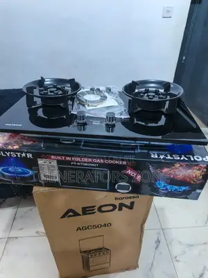 Foldable Kitchen Gas Hob 2 Burner Polystar Pv-Nyqb2002t
