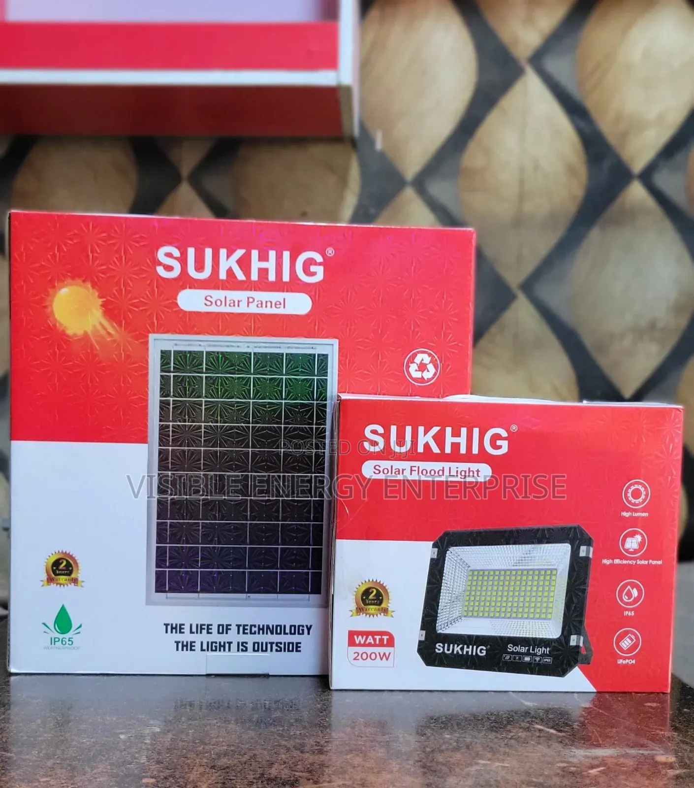 Sukhig 200w Solar Flood