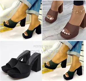 Stocks Heel Ladies Shoe With Quality