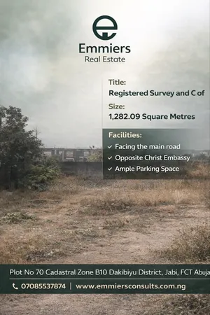 2 Plots Of Land For Sale At Dakibiyu Abuja,