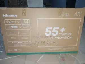 Hisense 43" Smart Led Tv With 2years Warranty and Safe Delivery