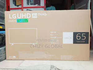 New Lg 65" Smart Led Tv With 2years Warranty and Safe Delivery