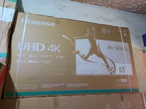 New Hisense 65" Smart Led Tv With 2years Warranty and Safe Delivery