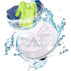 Portable Mini Ultrasonic Turbine Washing Machine