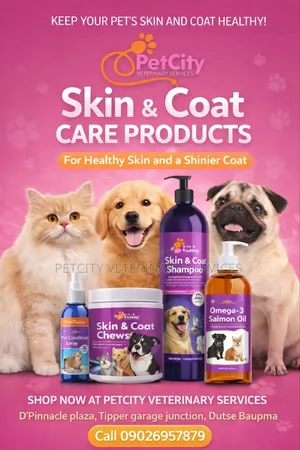 Pet Skin Care, Shampoo, Perfumes and Hair Coat Treatments