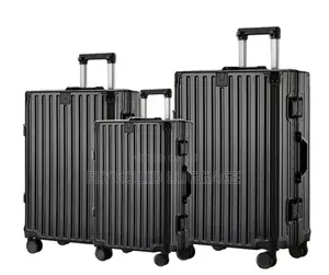 Fly Solid Set Of 3 Aluminum Luggage Traveling Box